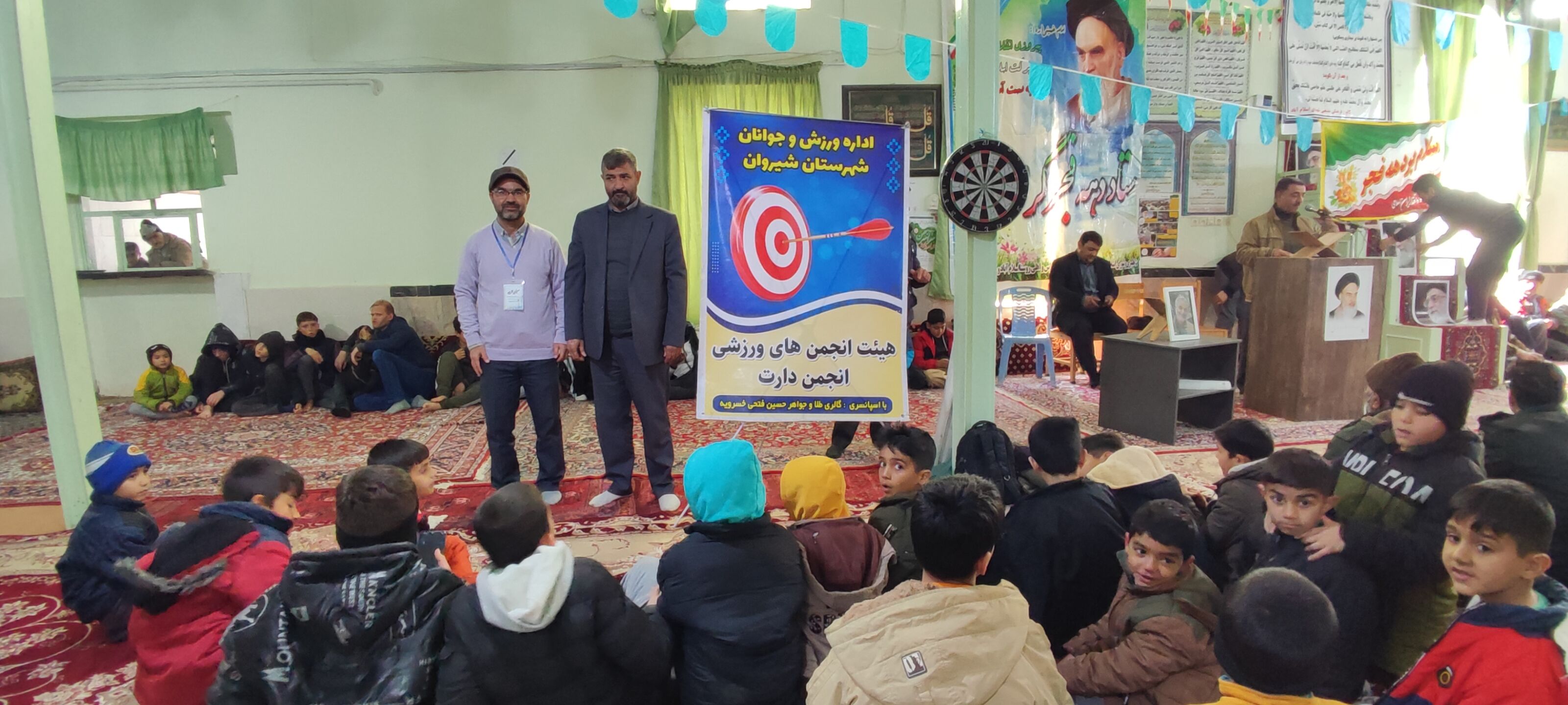 برگزاری مسابقات دارت در جشن بزرگ ۲۲بهمن در روستای اسلام آباد شیروان 