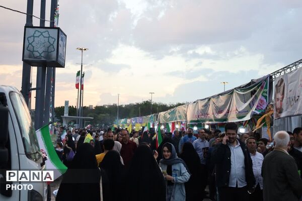 حضور پرشور مواکب طرح شهید آرمان منطقه ۶ در جشن بزرگ «امام رضایی‌ها»در تهران