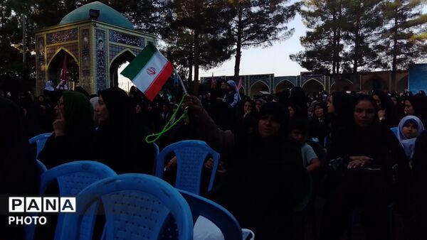 مراسم گرامیداشت هفته دفاع مقدس در گلزار شهدای شهرستان نیشابور 