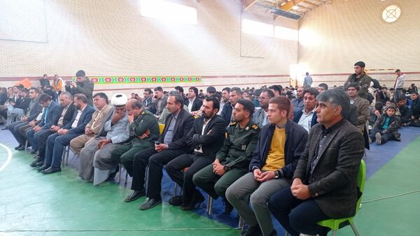 مراسم سالگرد پیروزی انقلاب اسلامی در مدرسه نخبگان عشایر یاسوج