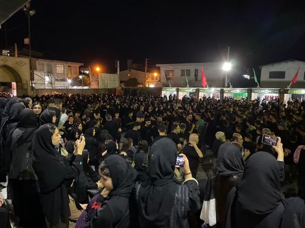 شام غریبان حسینی در گلوگاه 
