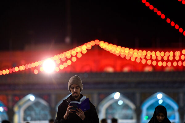 مراسم احیاء سومین شب قدر در مسجد مقدس جمکران