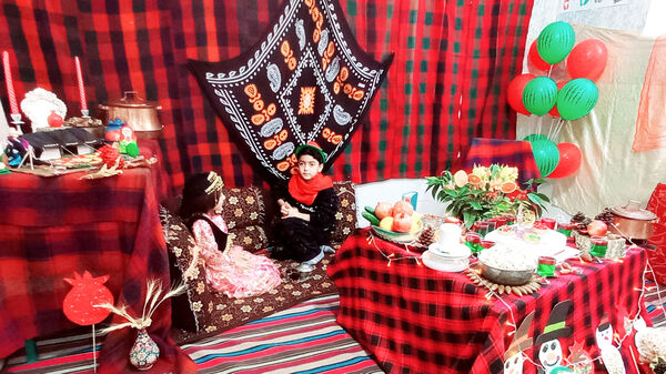 از دل کلاس تا گرمای کرسی؛ یلدای لُری در نام‌آوران