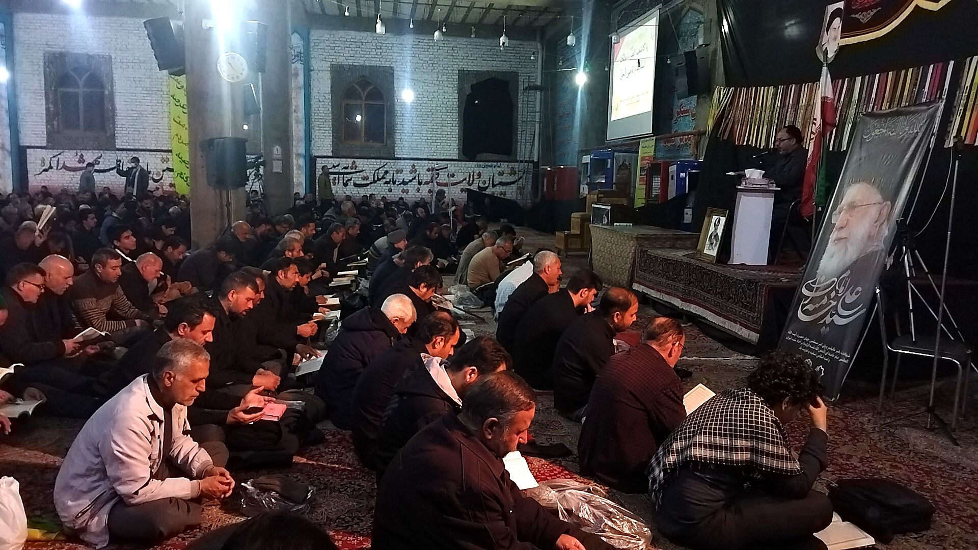 مراسم شب ۲۱ رمضان در مسجد جامع نیشابورـ۱