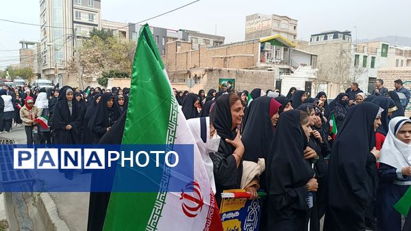 حضور پر شور مردم آبیک و البرز در روز قدس 