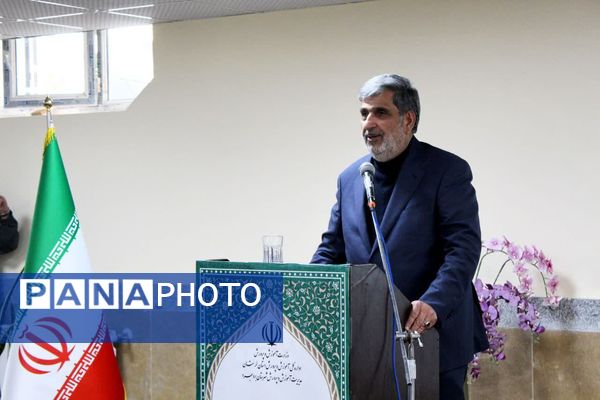 مراسم افتتاح هنرستان دخترانه ۱۸ کلاسه ربیعی در بروجرد 