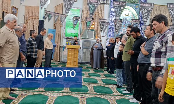 عزاداری سالروز شهادت امام حسن عسکری (ع) در مسجد صاحب‌الزمان آشخانه