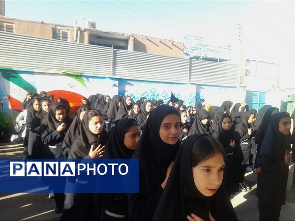 گرامیداشت هفته دفاع مقدس در دبیرستان فیاض