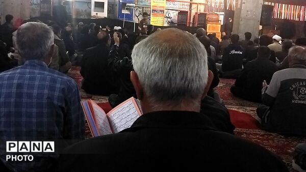 مراسم شب ۱۹ ماه رمضان در مسجد جامع نیشابور 
