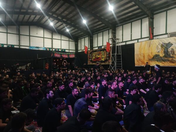 مراسم شب عاشورا در هیئت محبان ابوالفضل نیشابور 