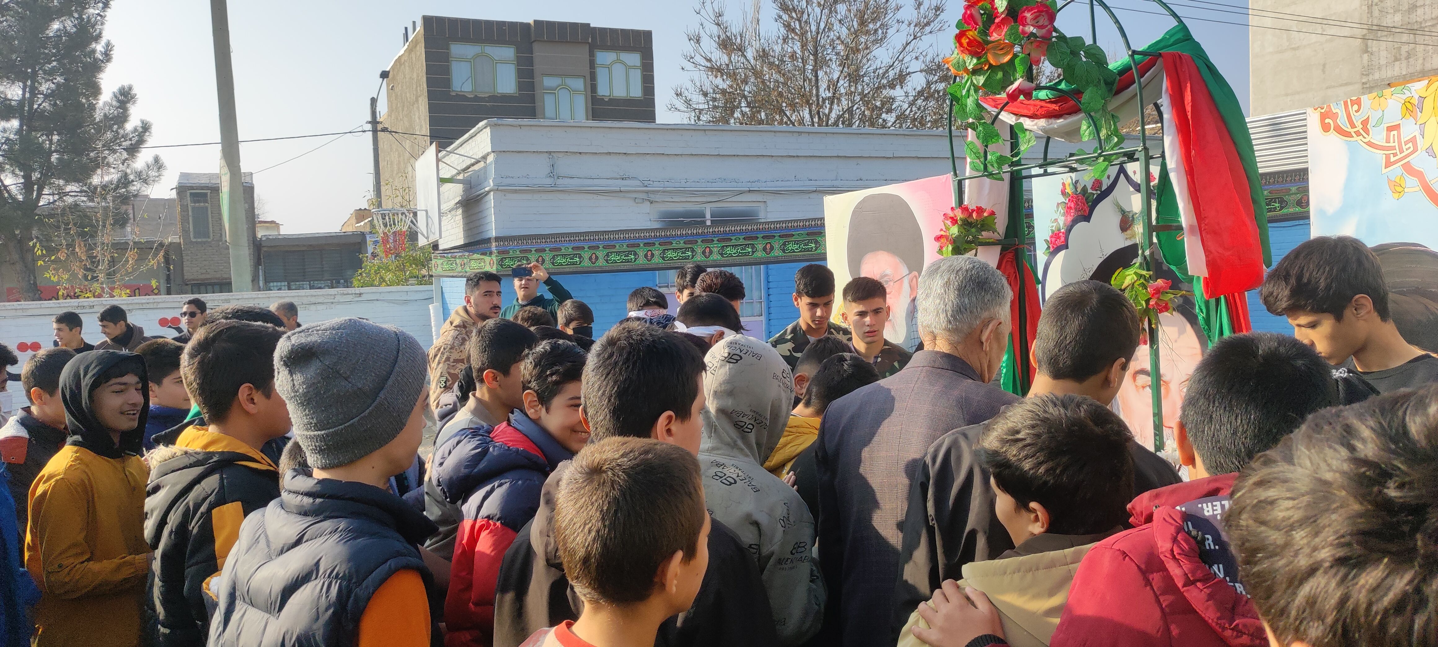مدرسه فرزانگان شهرستان شیروان، میزبان شهدای گمنام