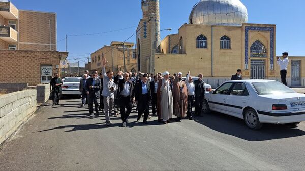 راهپیمایی بشارت نصر در شهر و بخش گندمان 
