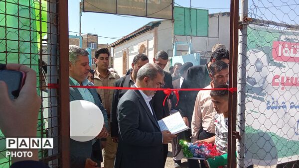 آیین بازگشایی مدارس و افتتاح طرح‌های ورزشی در جلگه رخ  