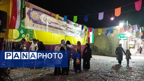 حضور نوجوانان و جوانان در فعالیت موکب امیر المومنین نیشابور 