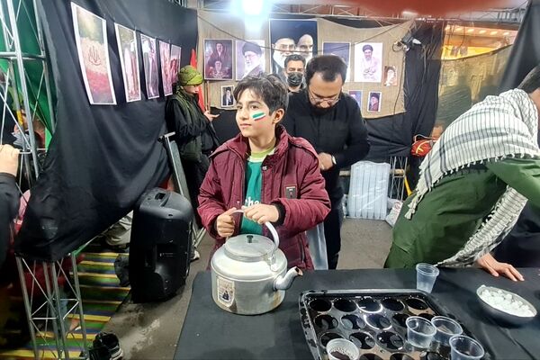 موکب‌های مردمی در راهپیمایی‌های اقتدار قم