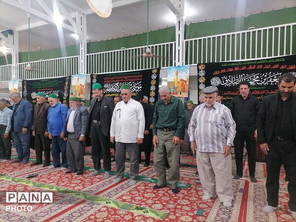 برگزاری آیین  بزرگداشت آیت الله سید علی خامنه ای در مسجد جامع شهر بار