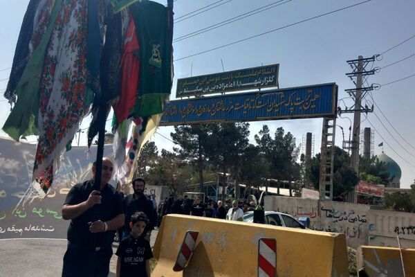 امروز خیابانهای شهر صفادشت، میزبان جاماندگان اربعین حسینی بود 