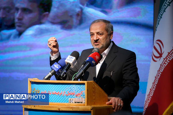 آیین تجلیل از خدمات حاج اکبر ابراهیمی، خیر نیک‌اندیش و مدرسه‌ساز