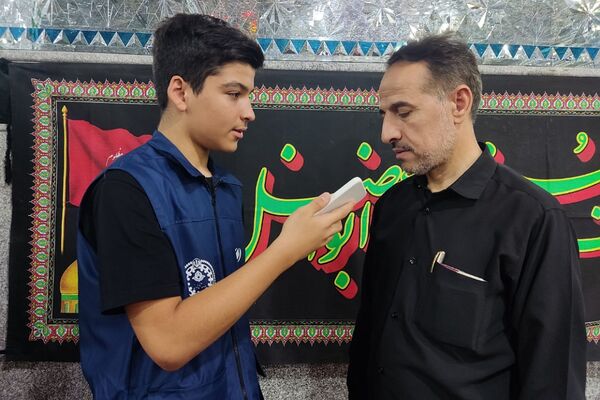 دوازدهمین دوره سوگواری سراسری احلی من العسل با حضور نوجوانان حسینی در شهرستان قرچک 