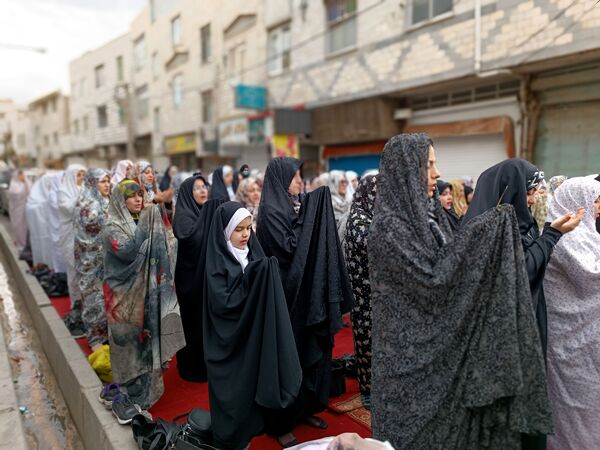 نماز عید فطر در مصلی شهرستان قدس