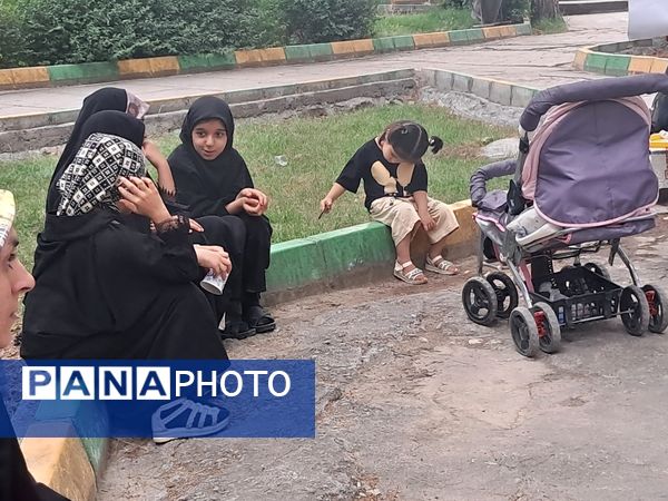 مراسم شهادت امام محمد باقر (ع) درکنار شهدای گمنام پارک وحدت آشخانه