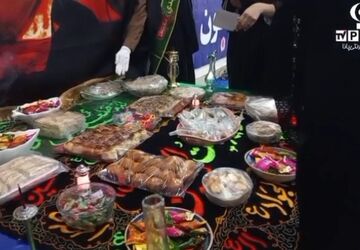 اجتماع عظیم زینبیون در مسجد صاحب الزمان (عج) شهرستان میناب