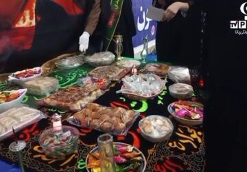 اجتماع عظیم زینبیون در مسجد صاحب الزمان (عج) شهرستان میناب
