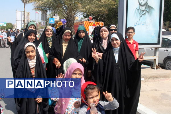 راهپیمایی روز قدس در بوشهر