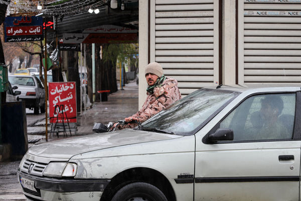 باران نوروزی در آباده