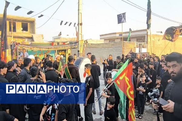 تشییع نمادین پیکر امام حسین(ع) در گمبوعه بزرگ