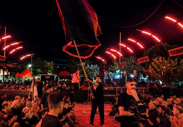حرم شهدای گمنام آباده؛ میعادگاه عزاداران حسینی