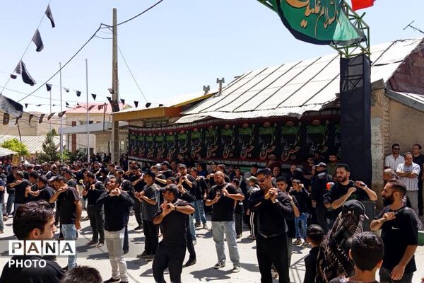 عزاداری باشکوه عزاداران حسینی در شهرآباد با حضور چهار روستا