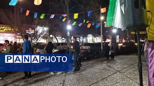 حضور نوجوانان و جوانان در فعالیت موکب امیر المومنین نیشابور 