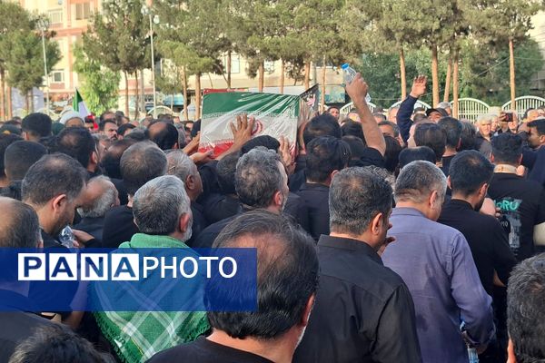 مردم قرچک در سوگِ سردار شهید حسن خوانساری 