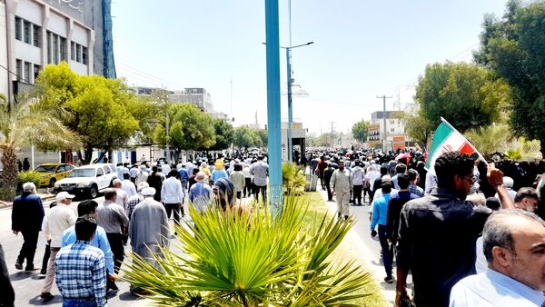 راهپیمایی خشم و نصر در بندرعباس