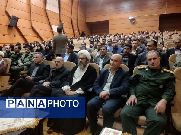 مراسم یادبود خیر مدرسه‌ساز در کوهدشت 