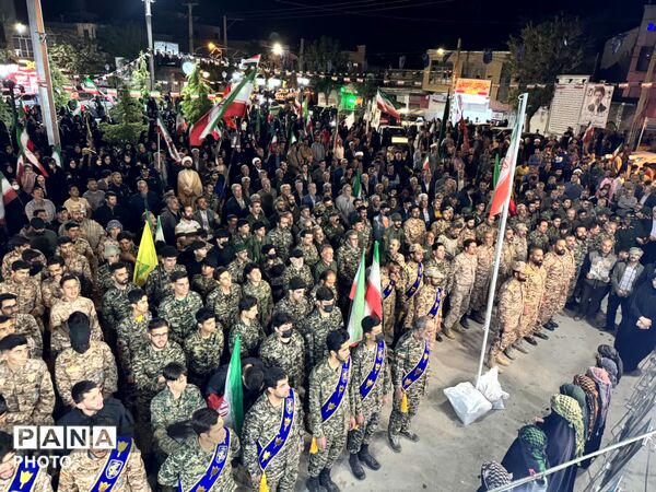 تجمع حماسی مردم انقلابی شهرستان بهار