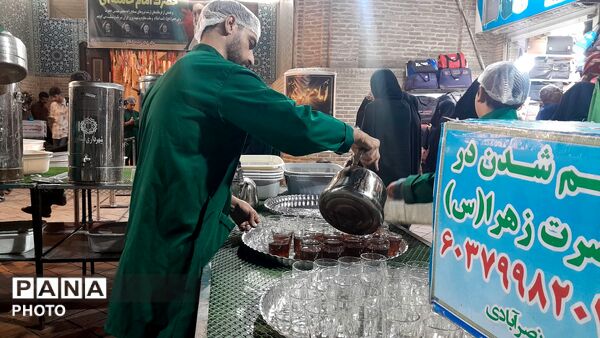 چایخانه حضرت زهرا در نود و هشتمین شب 
