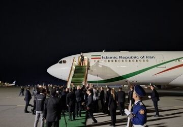 پزشکیان باکو را به مقصد تهران ترک کرد