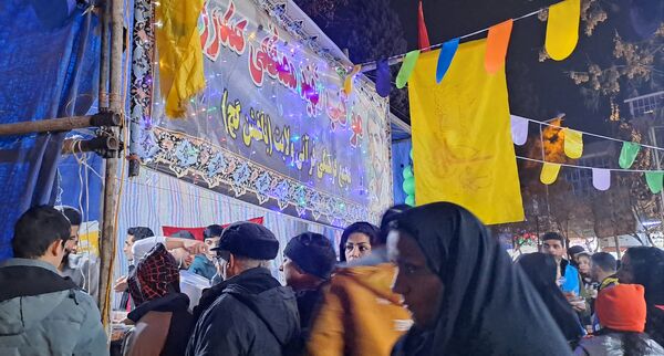 موکب پذیرایی شهید مصطفی صدر زاده به‌مناسبت میلاد امام علی (ع) در نیشابور 