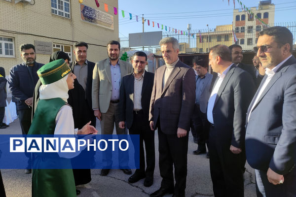 آیین نواختن زنگ انقلاب در مدارس فارس 