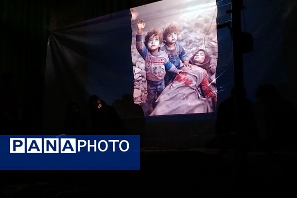 اجرای نمایش سلام همکلاسی در حسینه شهربار نیشابور