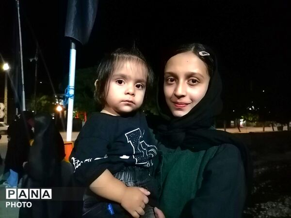 عزاداری و زنجیر زنی  شب هفتم ماه محرم در حسینیه شهدای شهر بار  