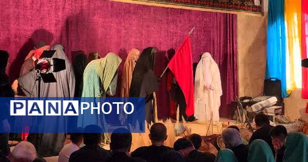 مراسم دختران زینبی در مسجد امام موسی کاظم (ع) اسلامشهر