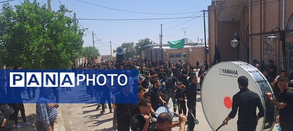 عزاداری ظهر عاشورا در روستای حسن آباد بلهر 