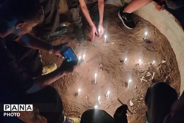  مراسم حزن انگیز شام غریبان در شهرک فرهنگیان شهرستان رباط‌کریم