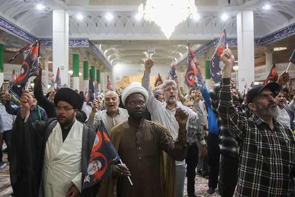 مراسم بزرگداشت نخستین سالگرد شهادت سید حسن نصرالله در قم