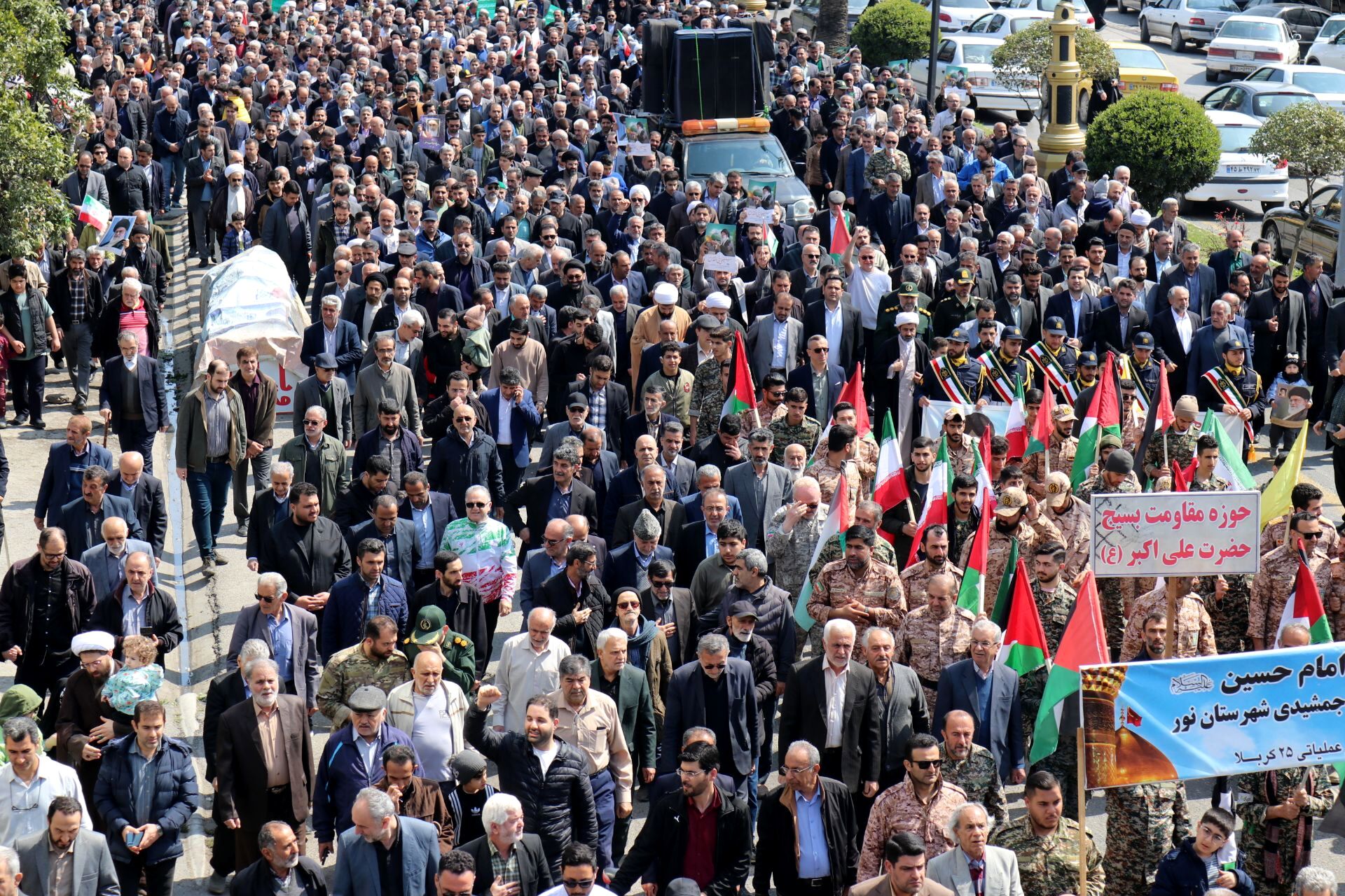 راهپیمایی روز قدس طنین آزادی خواهی برای فلسطین 