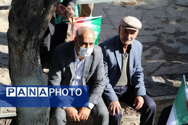 تجلی اقتدار مردم بهارستان در راهپیمایی ۱۳ آبان