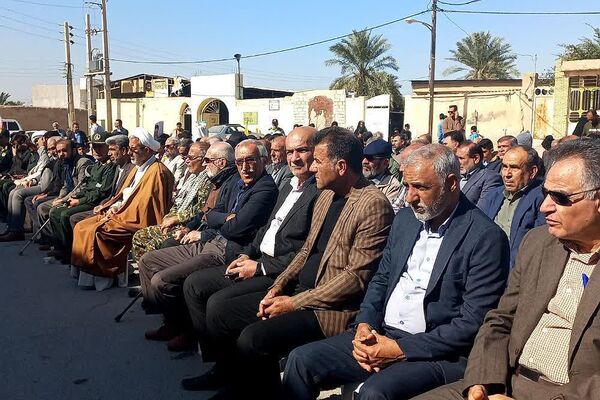 راهپیمایی 22 بهمن در سعدآباد